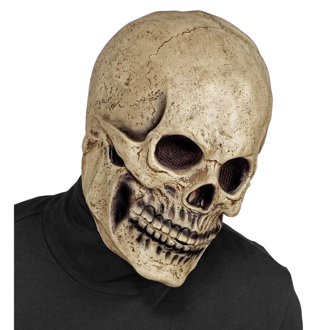 Braune Maske Totenkopf
