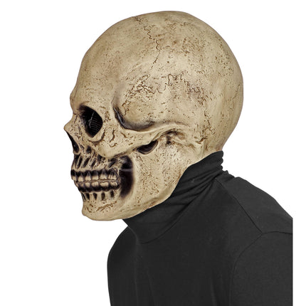 Braune Maske Totenkopf