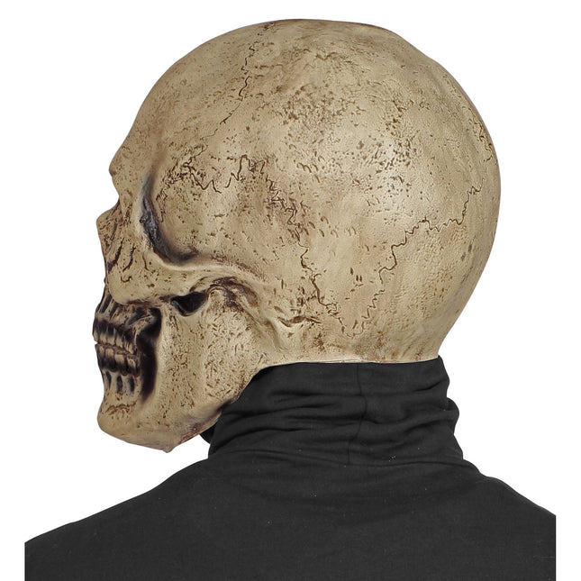 Braune Maske Totenkopf