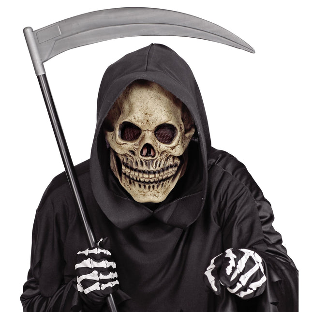 Braune Maske Totenkopf