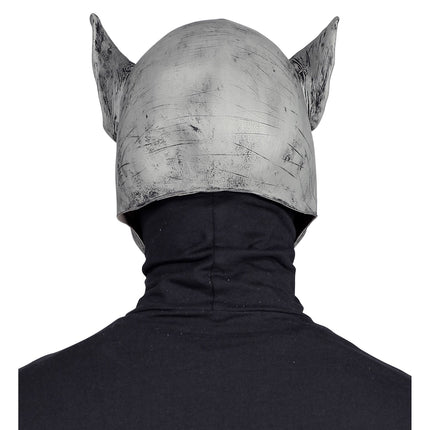 Halloween Maske Grau Werwolf Horror