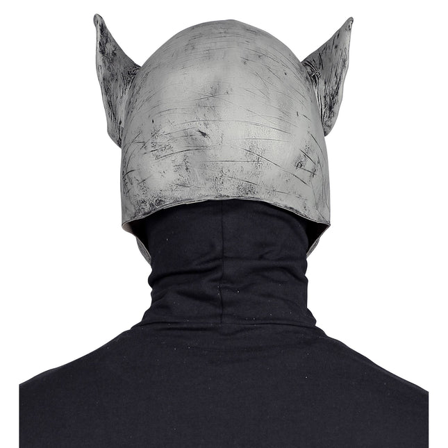 Halloween Maske Grau Werwolf Horror