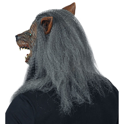 Halloween Maske Werwolf mit Vlies