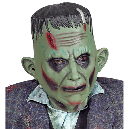 Halloween Maske Grünes Labor Monster