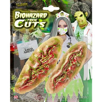 Halloween Falsche Wunde Schleimig