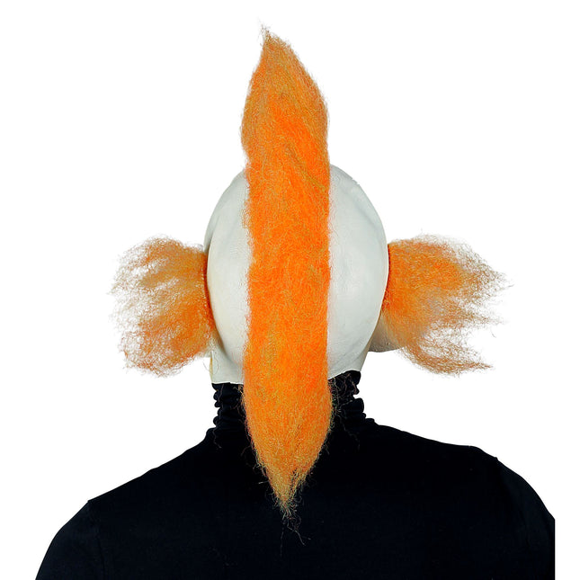 Halloween Maske Zirkus Clown mit Haaren