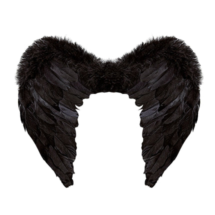 Schwarze Flügel 50cm