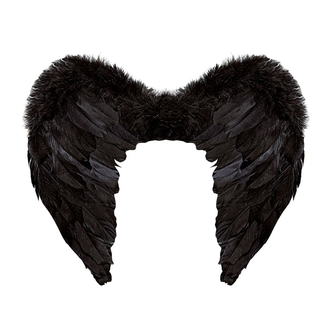 Schwarze Flügel 50cm
