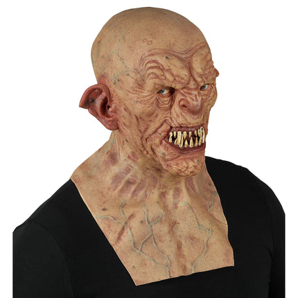 Halloween Maske Zombie mit Hals und Brust