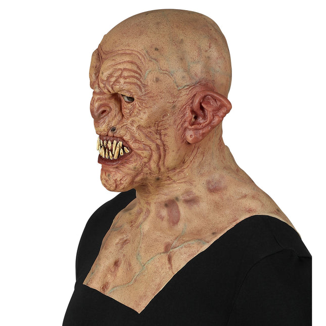 Halloween Maske Zombie mit Hals und Brust