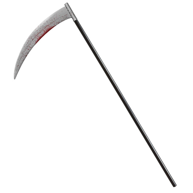 Halloween Fake Scythe Blutig 1,2m