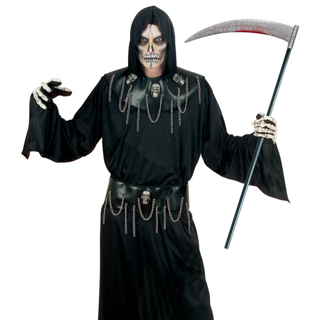 Halloween Fake Scythe Blutig 1,2m