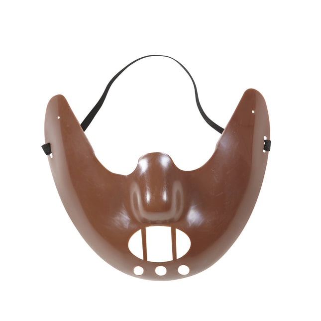 Halloween Maske Brauner Mund