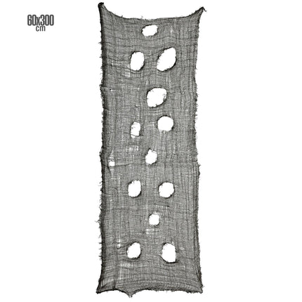 Halloween Tischtuch zerrissen 3m