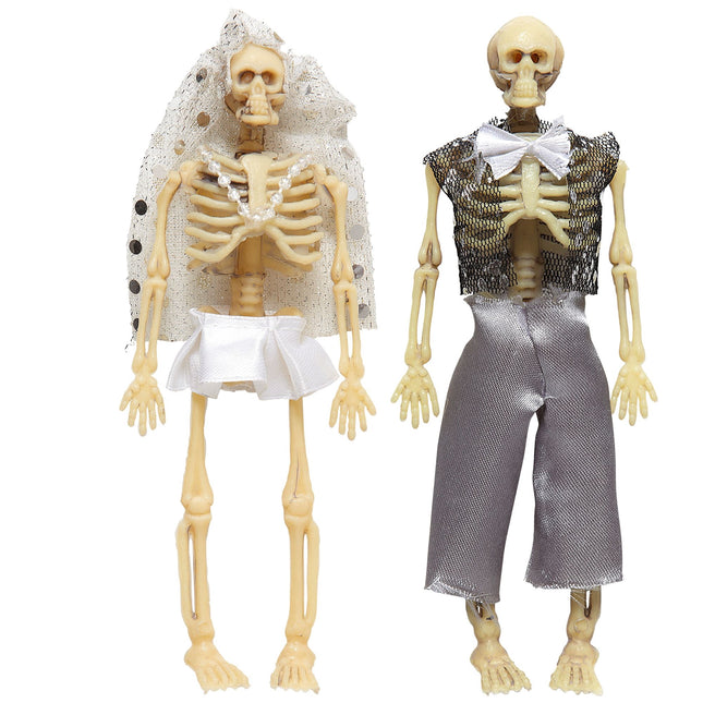 Halloween Skelett 15cm 2Stk