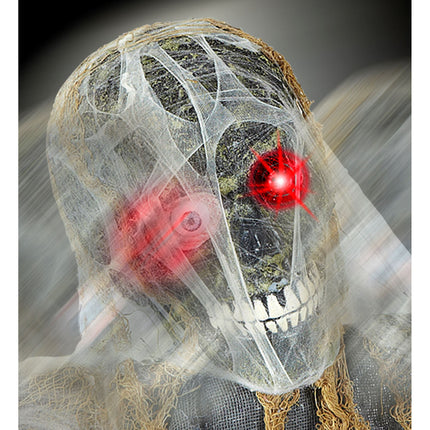 Halloween Puppe Zombie mit Bewegung 1,2m