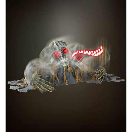 Halloween Puppe Zombie mit Bewegung 1,2m