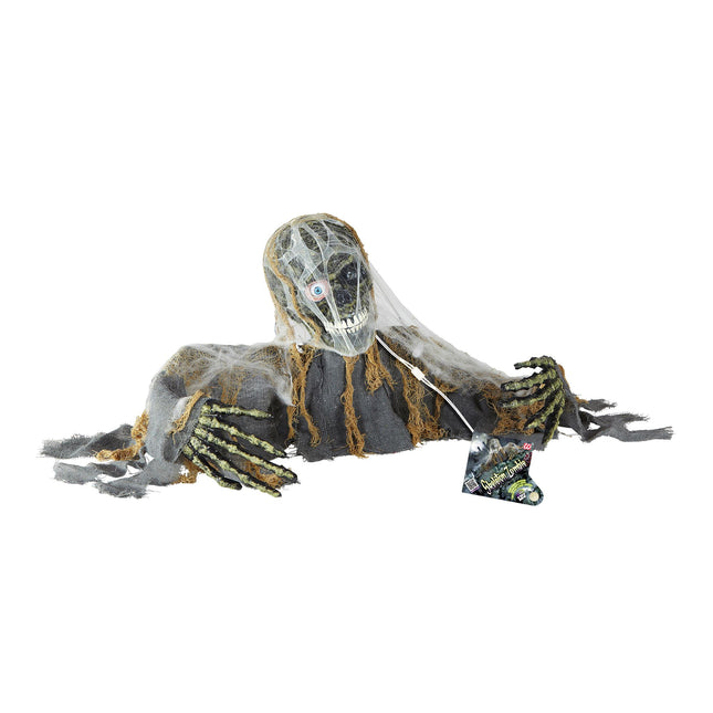 Halloween Puppe Zombie mit Bewegung 1,2m