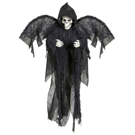 Halloween Puppe Skelett mit Flügeln 51cm