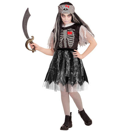 Halloween Rock Schwarz Kind