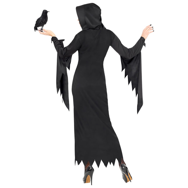 Halloween Kleid Schwarz Damen Gothic Queen