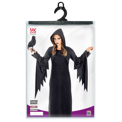 Halloween Kleid Schwarzes Mädchen Gothic Queen