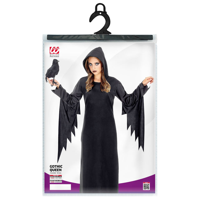 Halloween Kleid Schwarzes Mädchen Gothic Queen