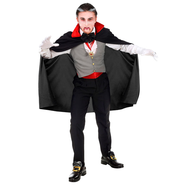 Halloween Kostüm Rot Schwarz Junge Vampir