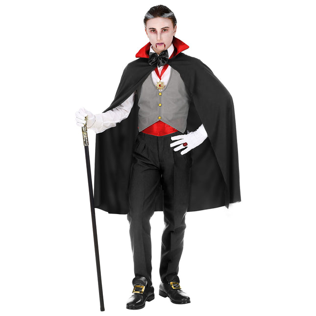 Halloween Kostüm Rot Schwarz Junge Vampir