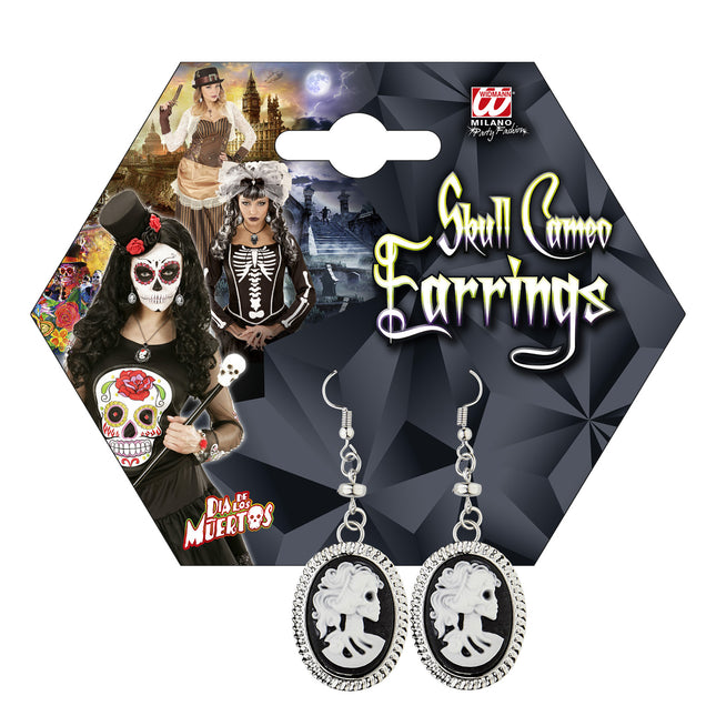 Halloween Ohrringe Totenkopf