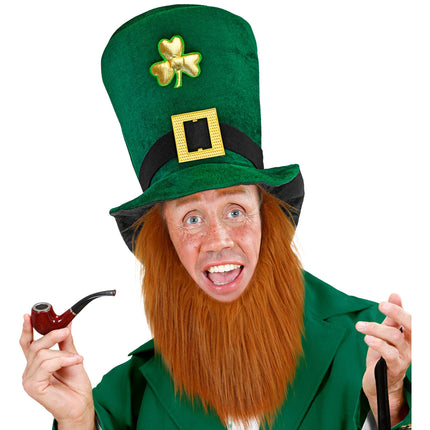 St. Patrick’s Day-Hut mit Bart, 25 cm