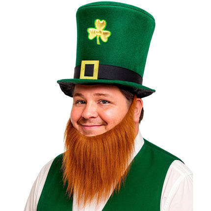 St. Patrick’s Day-Hut mit Bart, 25 cm