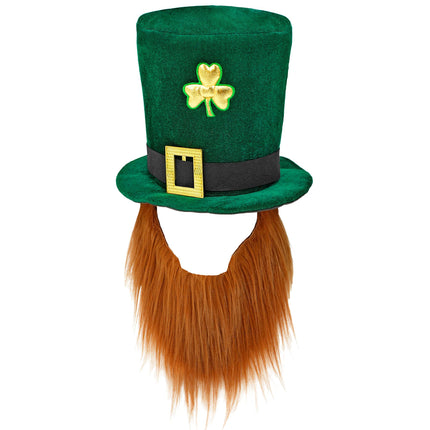 St. Patrick’s Day-Hut mit Bart, 25 cm