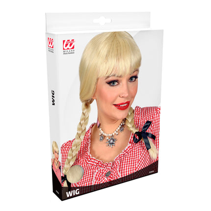 Oktoberfest Perücke Blond