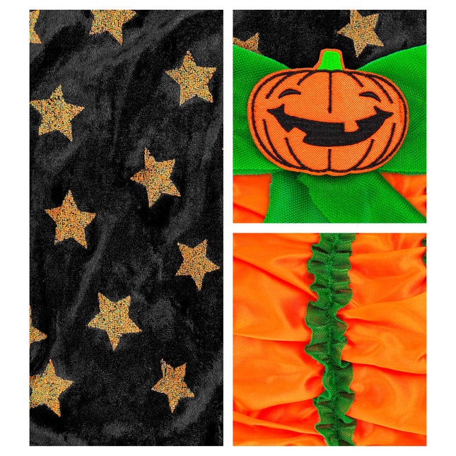 Halloween Kleid Mädchen Kürbis Hexe