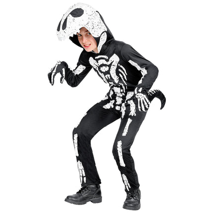 Halloween Kostüm Kind T-Rex Skelett