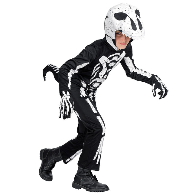 Halloween Kostüm Kind T-Rex Skelett