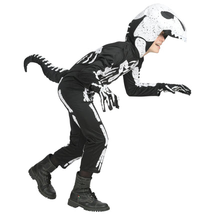 Halloween Kostüm Kind T-Rex Skelett