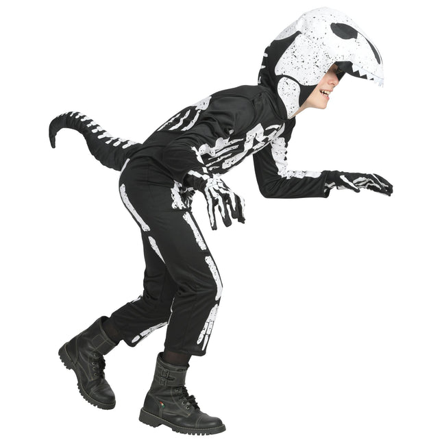 Halloween Kostüm Kind T-Rex Skelett