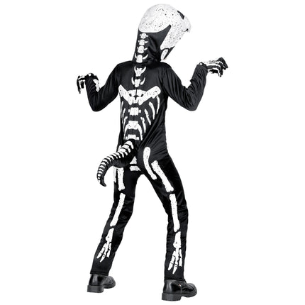Halloween Kostüm Kind T-Rex Skelett