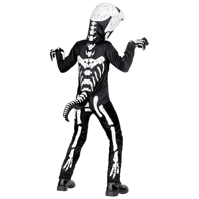 Halloween Kostüm Kind T-Rex Skelett