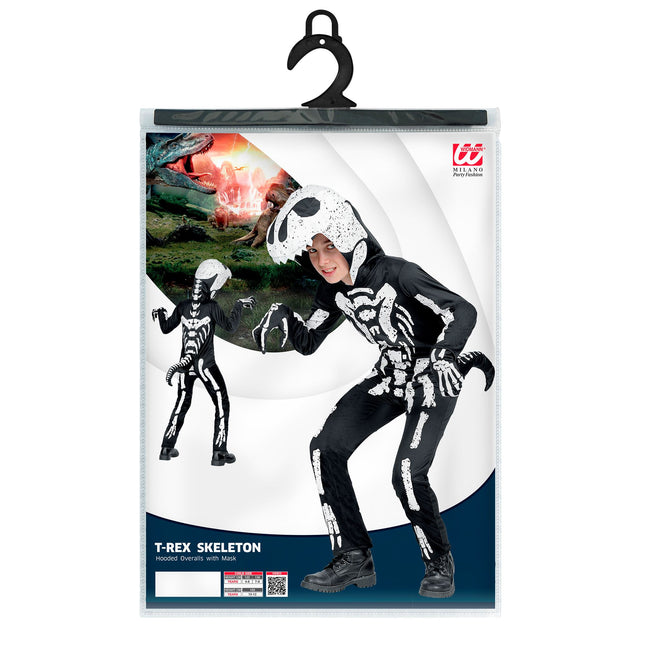 Halloween Kostüm Kind T-Rex Skelett