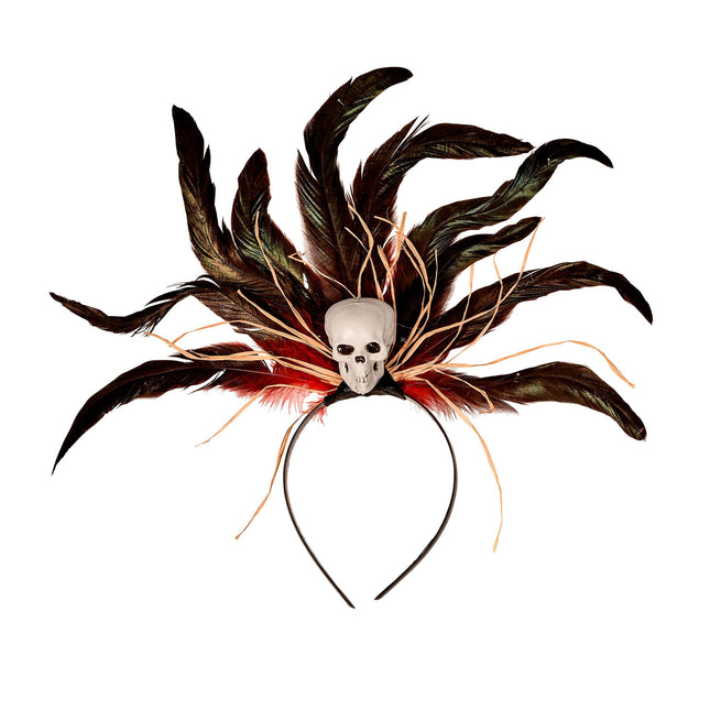 Halloween Haarband Voodoo Totenkopf