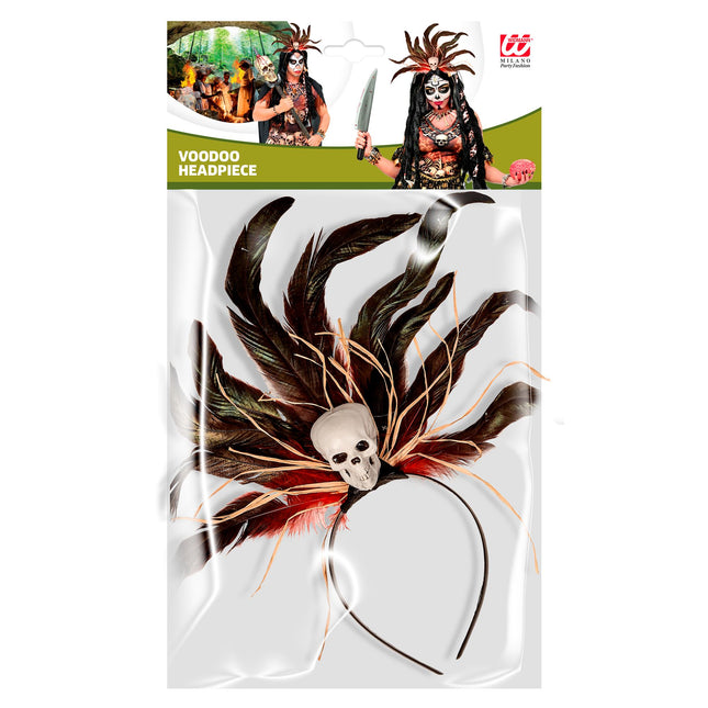 Halloween Haarband Voodoo Totenkopf