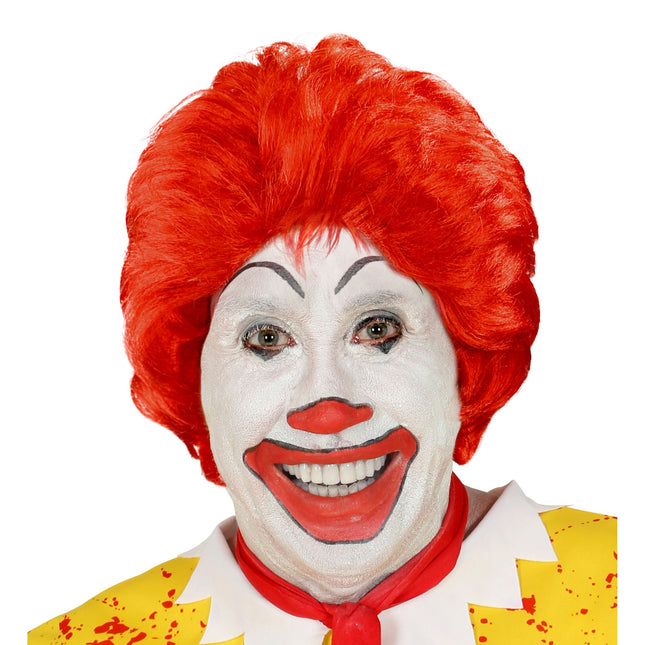 Halloween Perücke Rot Ronald
