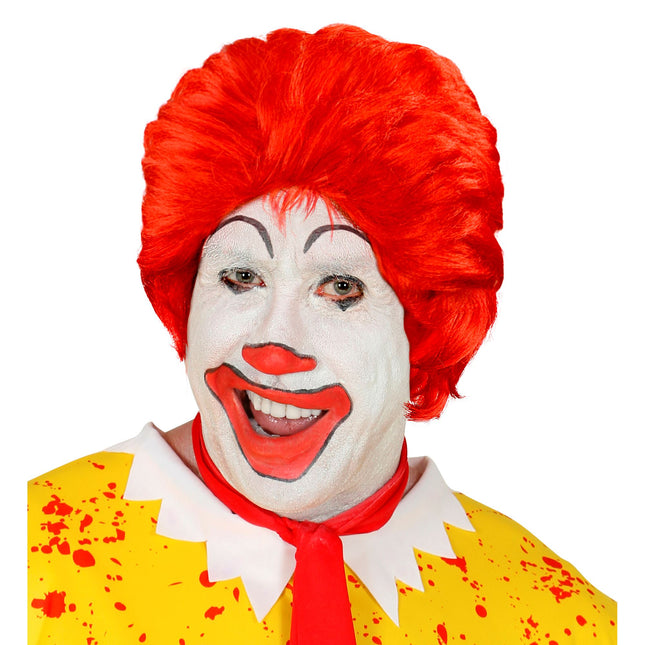 Halloween Perücke Rot Ronald