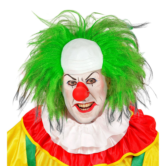 Halloween Perücke Grün Herren Clown
