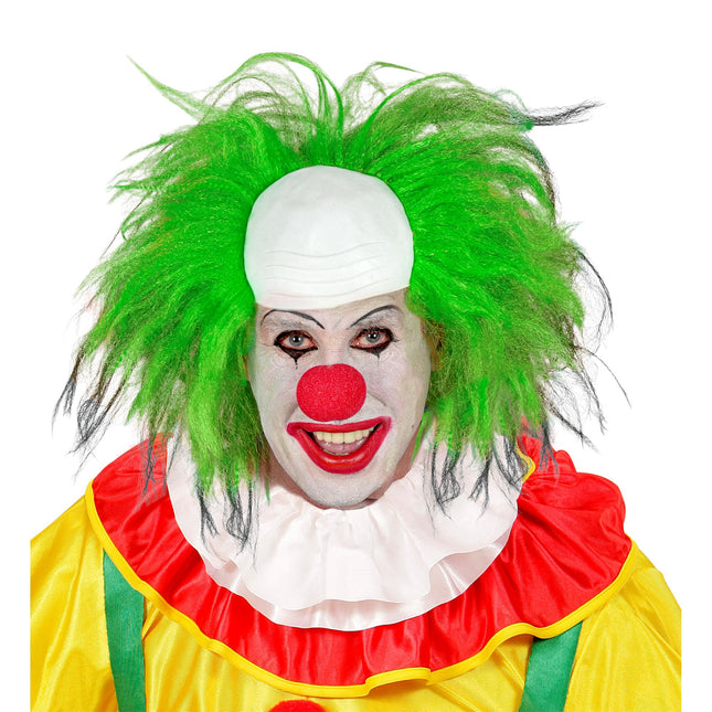 Halloween Perücke Grün Herren Clown