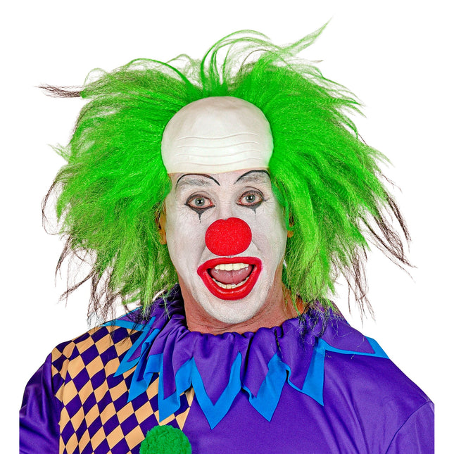 Halloween Perücke Grün Herren Clown