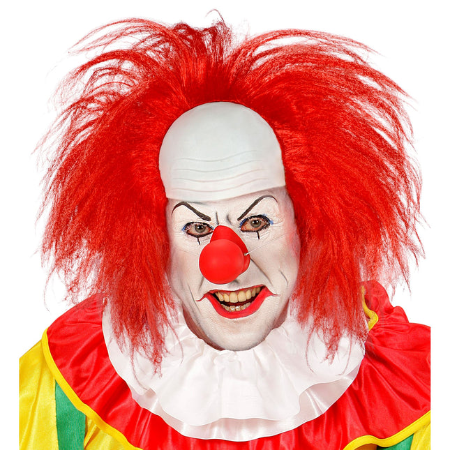 Halloween Perücke Rot Herren Clown
